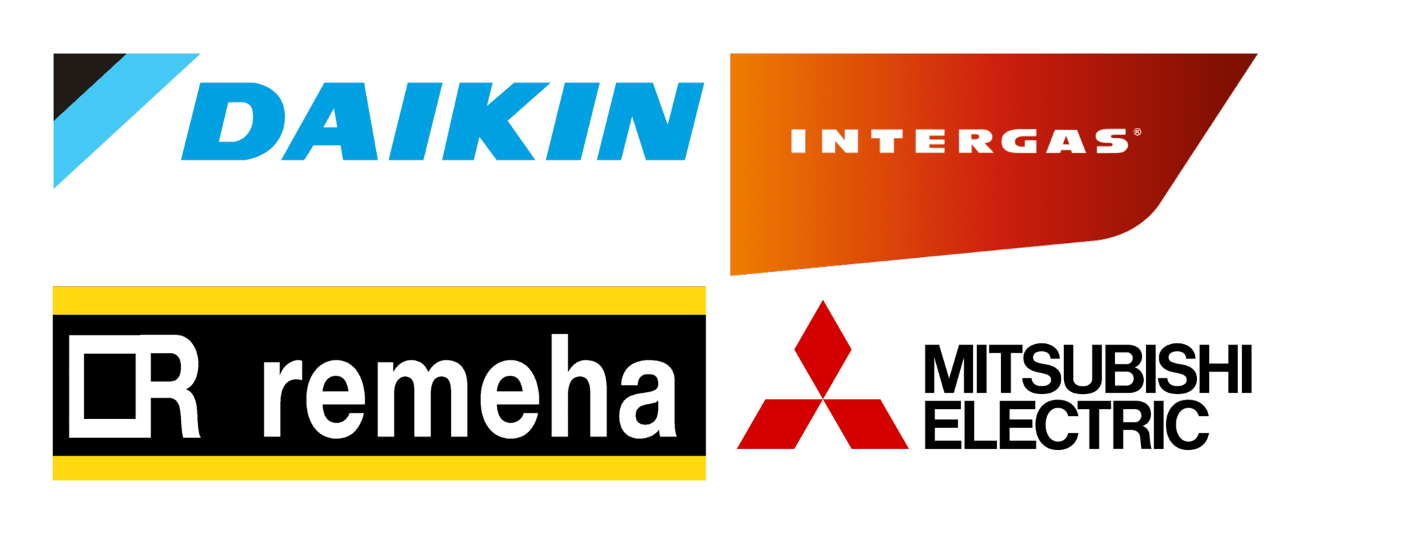 Daikin Intergas Remeha Mitsubishi Electric
